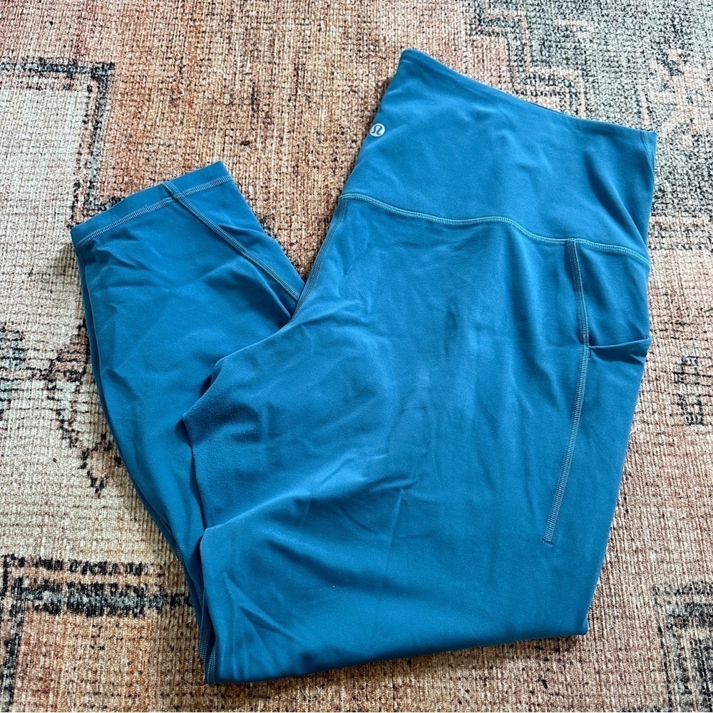Lululemon Blue Leggings sz 20